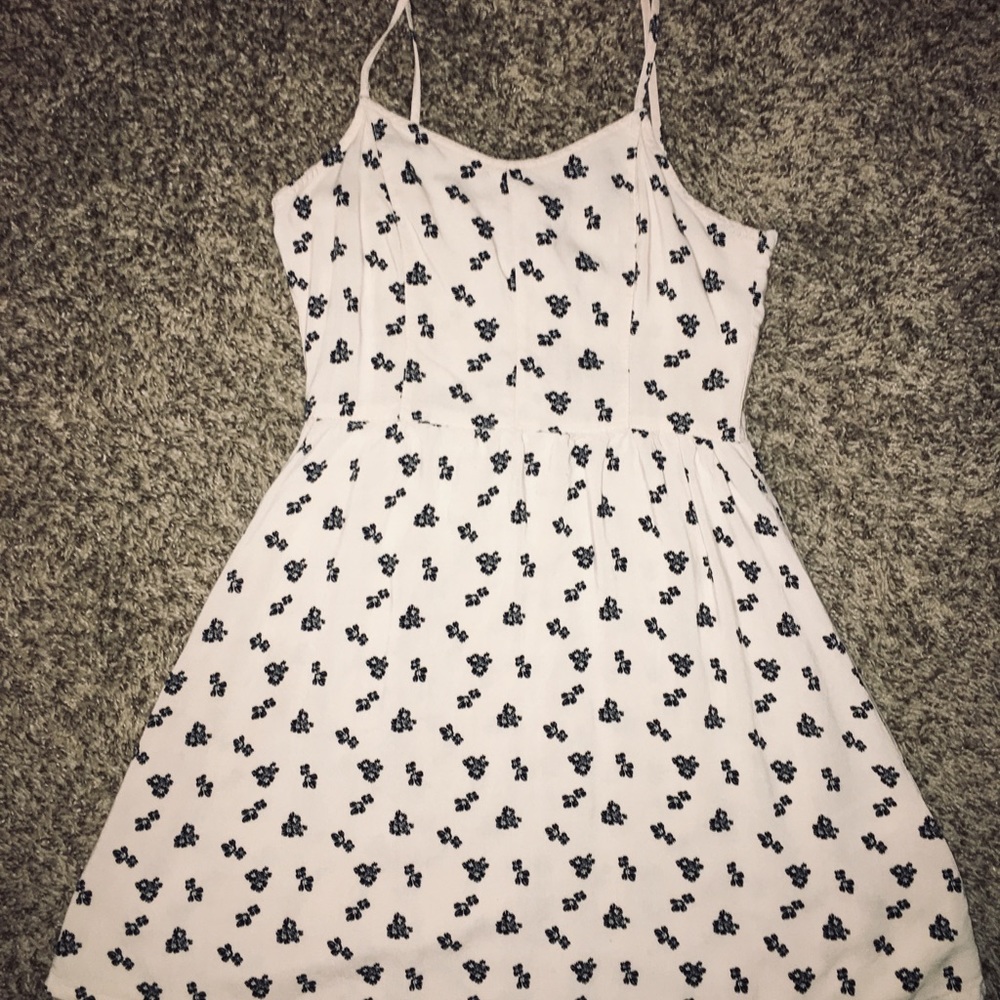 Divided Flowy Mini Dress